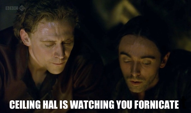 Ceiling Hal is watching you fornicate